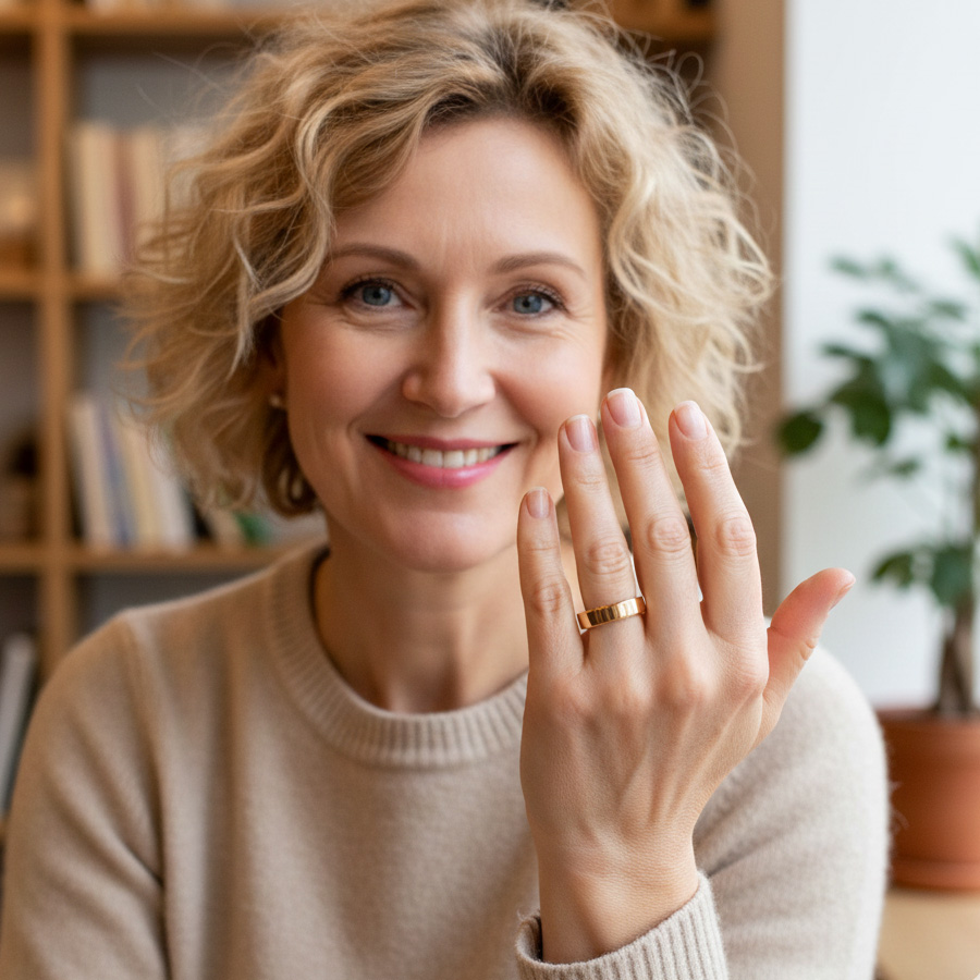 Woman wearing AuraBand