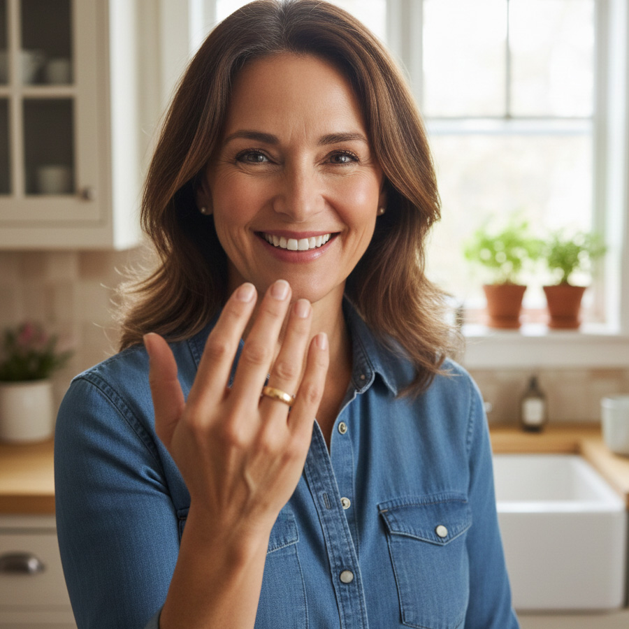 Woman wearing AuraBand